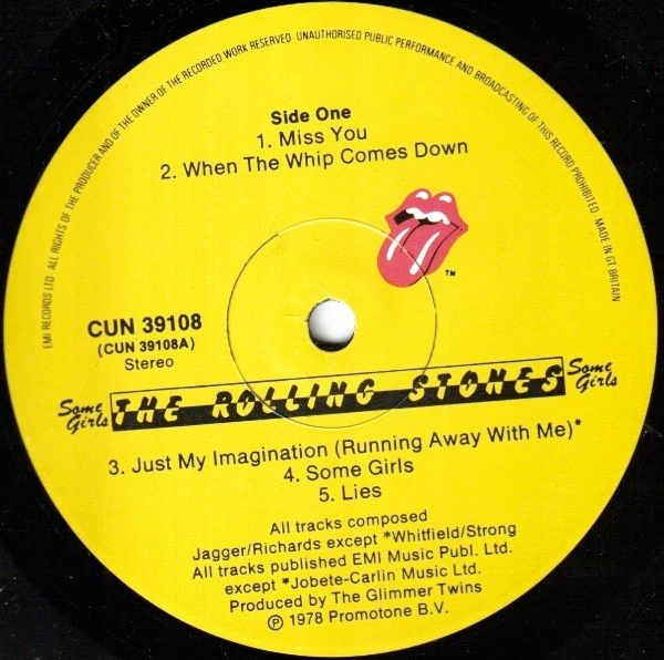 THE ROLLING STONES, Some Girls (Rolling Stones; CUN 39108, UK 1978, Die Cut Sleeve (Strong Colours, BPGY) With Red Some Girls Title, Uncensored Colour Inner ) LP VG/G - Image 3