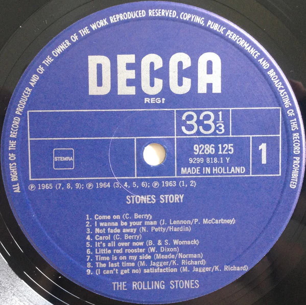THE ROLLING STONES, Stones Story (Decca; 6645407, Netherlands 1976 Reissue, Gatefold, Booklet) 2xLP VG/VG+ - Image 3