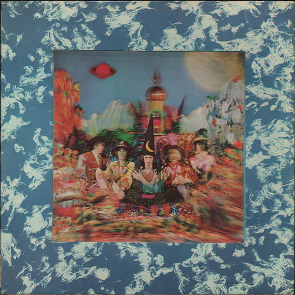 THE ROLLING STONES, Their Satanic Majesties Request (Decca; TXL 103, UK 1967, Lenticular Gatefold, Inner, T2 runouts indicate stereo fold-down rather than genuine mono mix) LP G+/G+