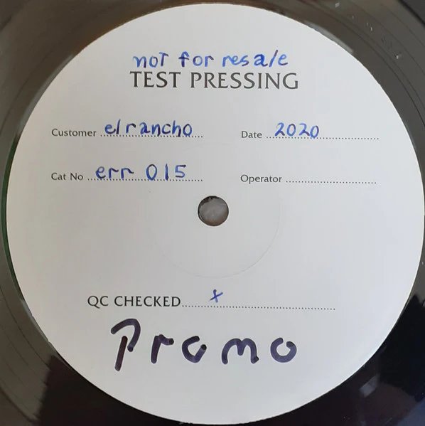 THE ROVES, The Big Silver (El Rancho Records; err 015,  2020, Test Pressing, Press Sheet, Postcard, Stickered Sleeve) 12" EP VG+/VG+ - Image 3