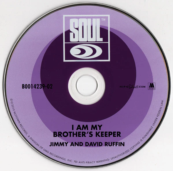 THE RUFFIN BROTHERS, I Am My Brother's Keeper: Expanded Edition (Hip-O Select; B0014239-02, US 2010, Limited Edition, Compilation) CD EX/EX - Image 3