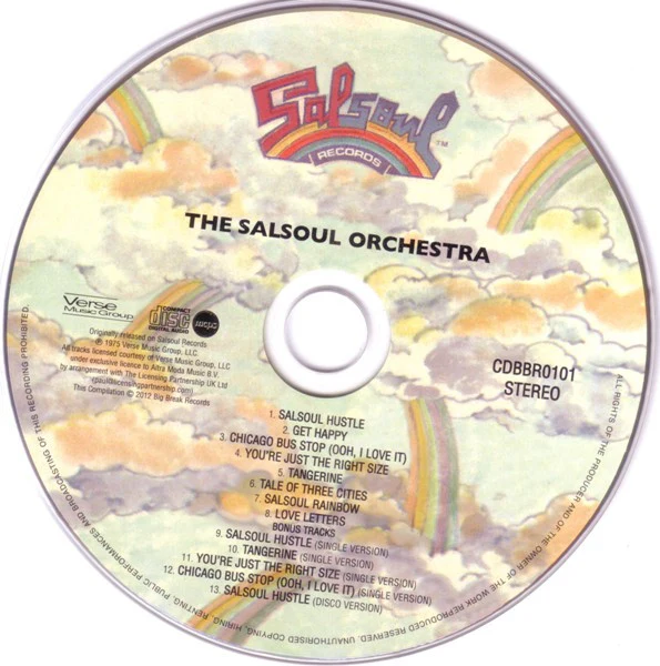 THE SALSOUL ORCHESTRA, The Salsoul Orchestra (Big Break Records; CDBBR 0101, UK 2012 Reissue) CD EX/EX - Image 3