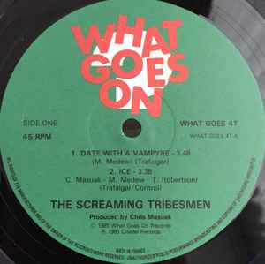 THE SCREAMING TRIBESMEN, Date With A Vampyre (What Goes On Records; WHAT GOES 4T, UK 1985, Picture Sleeve), SALE - Up to 50% Off the Original Price  12" EP VG+/VG+ - Image 3