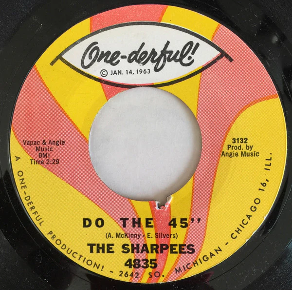 THE SHARPEES, Do The 45" (One-derful; 4835, US 1966, Generic), SALE - Up to 50% Off the Original Price 7" /VG+