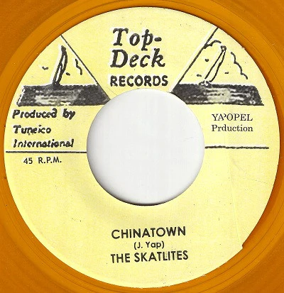 THE SKATALITES / FERDIE NELSON, Chinatown / War And Strife (Top Deck Records; , Jamaica 2000s Reissue, Yellow Vinyl), SALE - Up to 50% Off the Original Price  7" /EX