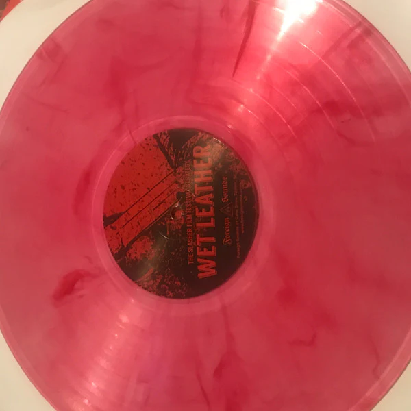 THE SLASHER FILM FESTIVAL STRATEGY, Wet Leather (Foreign Sounds ; FS-007, US 2014, Poster, Clear Vinyl With Pink Swirl, Limited Edition of 150), SALE - Up to 50% Off the Original Price  LP EX/EX - Image 2
