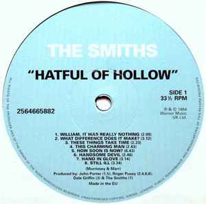 THE SMITHS, Hatful Of Hollow (Warner Bros; 0825646658824, UK 2012 Reissue, Gatefold, Inner, 180 Gram Vinyl) LP NEW/NEW - Image 3