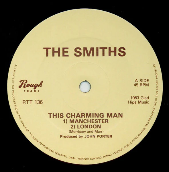 THE SMITHS, This Charming Man (Rough Trade - Amended "No Dome" Logo; RTT 136, UK 1983, Second Pressing) 12" VG/VG - Image 3