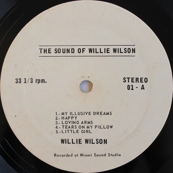 THE SOUNDS OF WILLIE WILSON, Searching (Not On Label; 01, US 1973, White Label, Pasteback Sleeve, Signed), SALE - Up to 50% Off the Original Price  LP VG/VG - Image 3