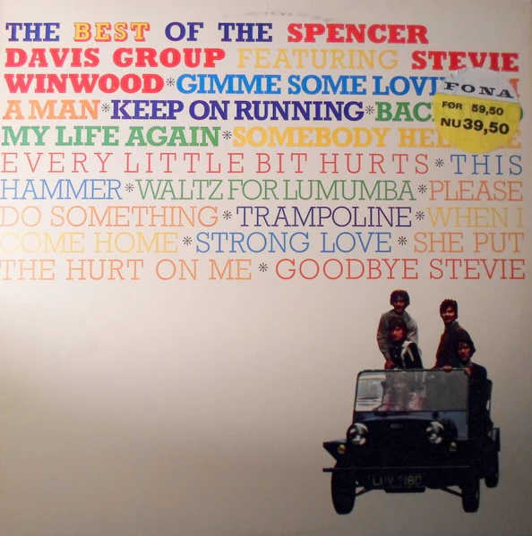 THE SPENCER DAVIS GROUP FEATURING STEVE WINWOOD, The Best Of The Spencer Davis Group Featuring Steve Winwood (Island Records; ILPS 9070, UK ) LP VG/VG+