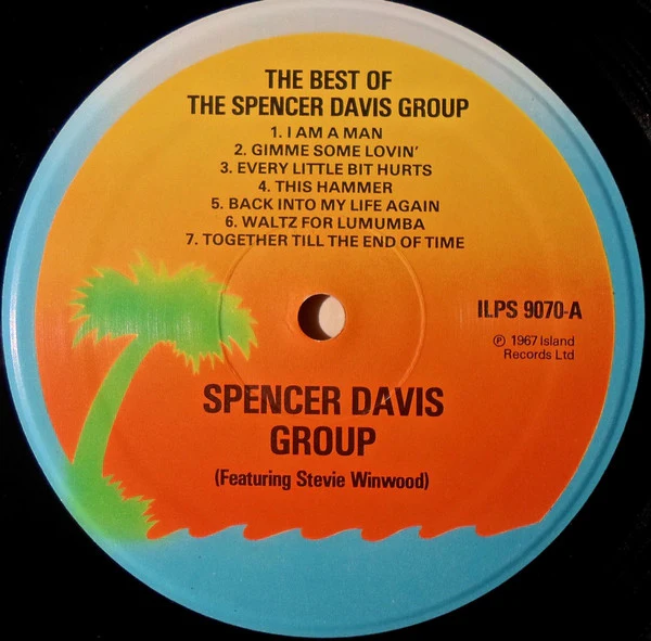 THE SPENCER DAVIS GROUP FEATURING STEVE WINWOOD, The Best Of The Spencer Davis Group Featuring Steve Winwood (Island Records; ILPS 9070, UK ) LP VG/VG+ - Image 3