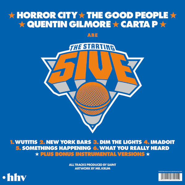 THE STARTING 5IVE, The Starting 5ive (HHV; HHV847, Europe 2020, Limited Edition) LP VG+/VG+ - Image 2