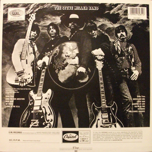 THE STEVE MILLER BAND, Sailor (Fame; FA 4130851, UK 1980s Reissue) LP VG+/VG+ - Image 2