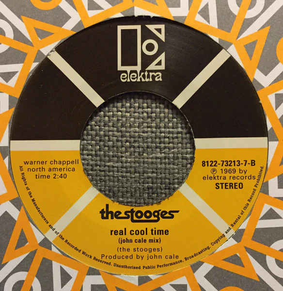 THE STOOGES, I Wanna Be Your Dog / Real Cool Time (John Cale Mix) (Elektra; 8122-73213-7, UK 2005, Company Sleeve) 7" EX/EX - Image 2