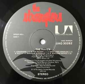 THE STRANGLERS, The Raven (United Artists Records; UAG 30262, UK 1979, Laminated Non-Lenticular Sleeve, Withdrawn Bjelke-Petersen/Map Inner) LP VG/VG - Image 3