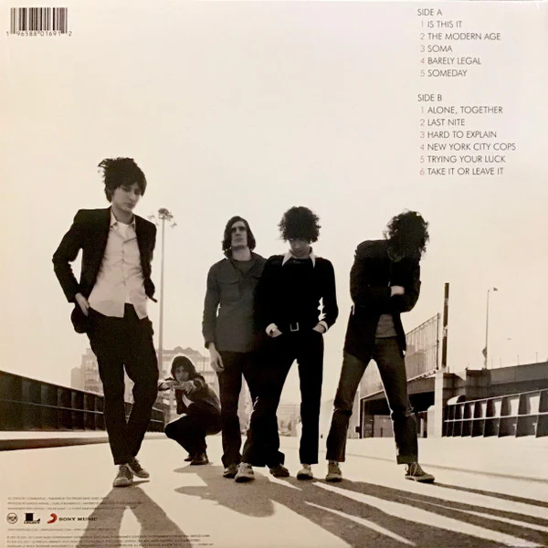 THE STROKES, Is This It (RCA; 19658801691, Europe 2024 Reissue, Red Transparent) LP NEW/NEW - Image 2