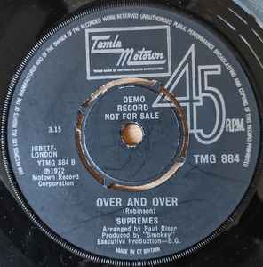 THE SUPREMES, I Guess I'll Miss The Man / Over And Over (Tamla Motown; TMG 884, UK 1974, Promo) 7" /VG - Image 2