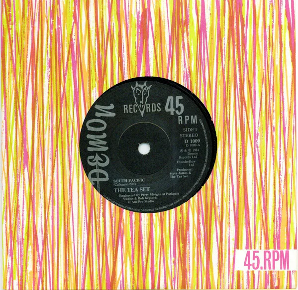 THE TEA SET, South Pacific ~ The Preacher (Demon Records; D1009, UK 1981, Fold Out Sleeve, 2 Inserts, Company Inner), SALE - Up to 50% Off the Original Price 7" VG+/EX - Image 3