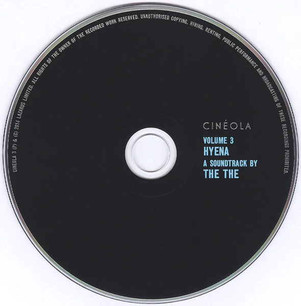 THE THE, Hyena (Lazarus; CINEOLA 3, UK 2015, Book Sleeve) CD M/M - Image 3