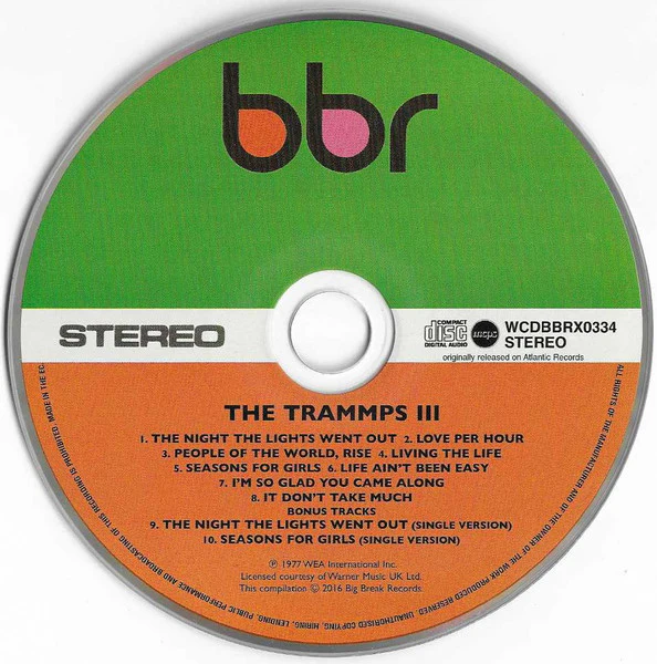 THE TRAMMPS, The Trammps III (Big Break Records; WCDBBRX 0334, Europe 2016, Super Jewel case) CD EX/EX - Image 3