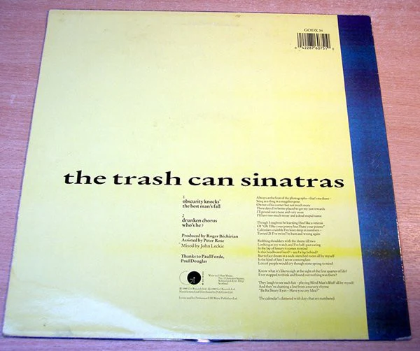 THE TRASH CAN SINATRAS, Obscurity Knocks E.P. (Go! Discs; GODX 34, UK 1990, Picture Sleeve) 12" VG+/VG - Image 2