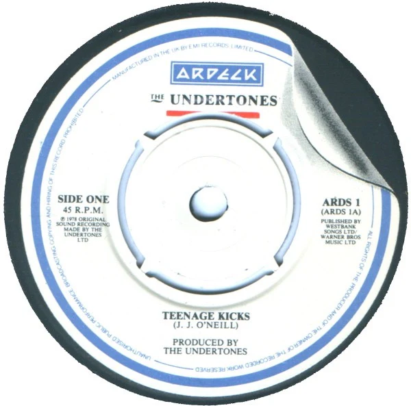 THE UNDERTONES, Teenage Kicks / Emergency Cases (Ardeck; ARDS1, UK 1983 Reissue, Picture Sleeve) 7" VG/VG - Image 3