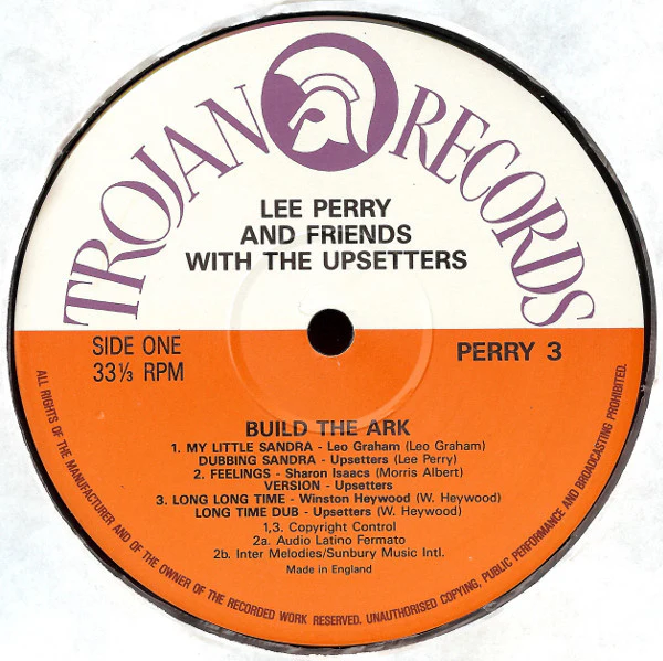 THE UPSETTERS WITH LEE PERRY & FRIENDS, Build The Ark (Trojan Records; PERRY 3, UK 1990, NO Box, 3 Inners) 3xLP /VG - Image 2