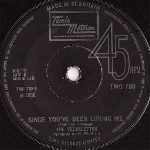 THE VELVELETTES, These Things Will Keep Me Loving You / Since You've Been Loving Me (Tamla Motown ; TMG 780, UK 1971 Reissue, Company Sleeve) 7" VG+/EX - Image 3