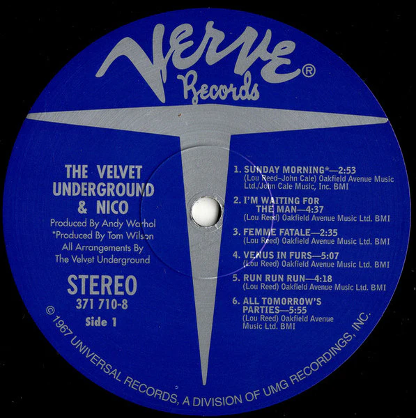 THE VELVET UNDERGROUND & NICO, The Velvet Underground & Nico (Verve Records; 3717108, Europe 2020 Reissue, Gatefold With Peelable Sticker, 180 Gram Vinyl.) LP NEW/NEW - Image 3