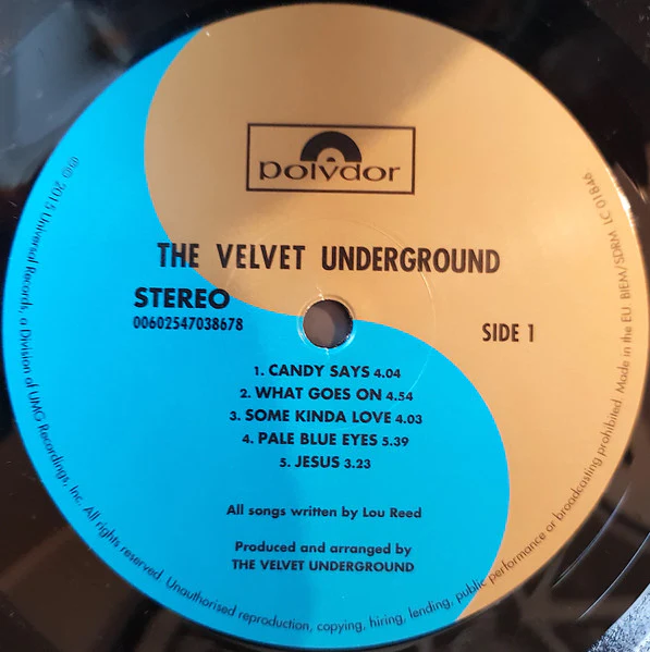 THE VELVET UNDERGROUND, The Velvet Underground (Third Album) (UMC; 4703867, UK 2015 Reissue, 180 Gram Vinyl) LP VG+/EX - Image 3
