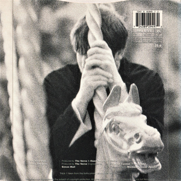 THE VERVE, On Your Own (Hut Recordings; HUT 55, UK 1995, Picture Sleeve, Green Vinyl, Limited Edition) 7" VG/VG+ - Image 2