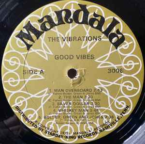 THE VIBRATIONS, Taking A New Step (Mandala Records; MLP 3006 498, US 1972) LP VG+/G+ - Image 3