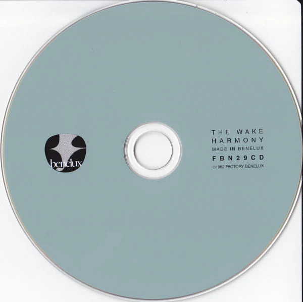 THE WAKE, Harmony (Factory Benelux; FBN 29 CD, Belgium 2013 Reissue) CD VG+/VG+ - Image 3