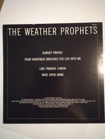 THE WEATHER PROPHETS, Almost Prayed (Creation Records; CRE 029 T, UK 1986, Picture Sleeve) 12" VG/VG - Image 2