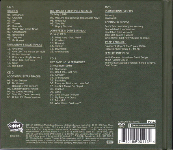 THE WEDDING PRESENT, Bizarro (Edsel Records; EDSJ 9011, Europe 2014, Book Sleeve) 4xCD VG+/VG - Image 2