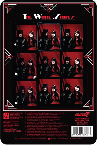 THE WHITE STRIPES, Action Figures (Reaction/Super 7; , US 2025), SALE - Up to 50% Off the Original Price Accessories NEW/NEW - Image 2
