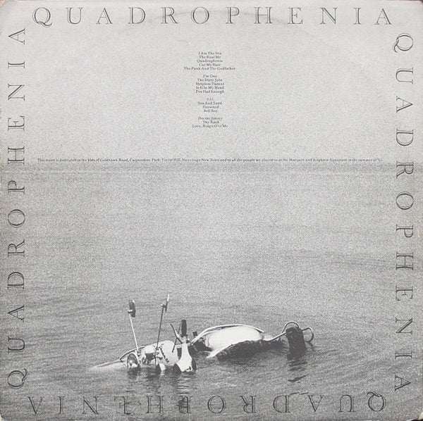 THE WHO, Quadrophenia (Track; 2657013, UK 1973, Gatefold, Booklet, First Press With Delta in Matrix) 2xLP VG/VG+ - Image 2
