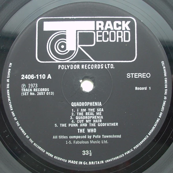 THE WHO, Quadrophenia (Track; 2657013, UK 1973, Gatefold, Booklet, First Press With Delta in Matrix) 2xLP VG/VG+ - Image 3