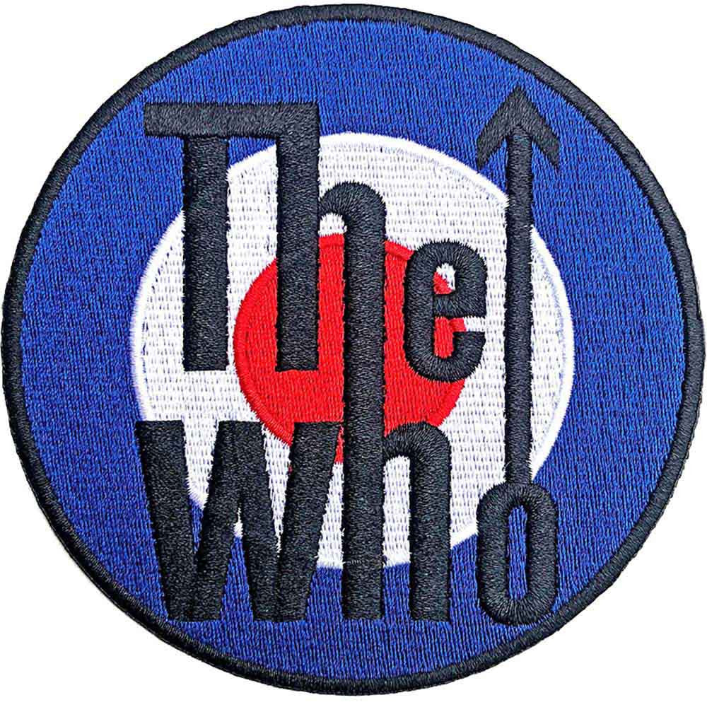 THE WHO, The Who Standard Patch: Target Logo Bordered (, ) Accessories NEW/NEW