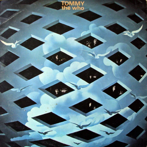 THE WHO, Tommy (Track Record Black Auto-Coupled Labels; 2657 002, UK 1970s Reissue, Triple Gatefold With Patent Pending Above Track Logo On Rear Sleeve, Unnumbered Limited Edition Booklet) 2xLP VG+/EX