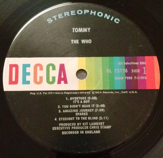 THE WHO, Tommy (Decca; DXSW 7205, US 1969, Triple Gatefold, Booklet) 2xLP VG/VG - Image 3