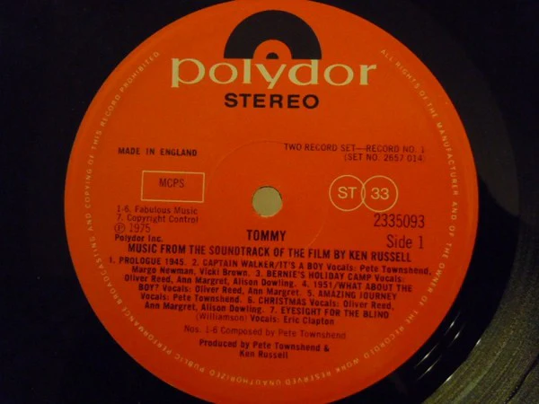 THE WHO, Tommy - OST (Polydor; 2657 014, UK 1975, Gatefold, 2 Inners) 2xLP VG/G+ - Image 3