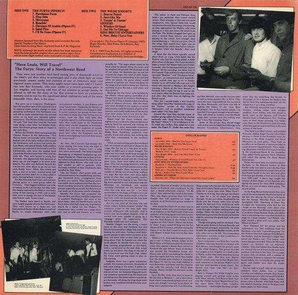 THE WILDE KNIGHTS A.K.A. FURYS, PIPERS IV, Beaver Patrol (Voxx Records; VXS 200.026, US 1984), SALE - Up to 50% Off the Original Price LP VG+/VG+ - Image 2