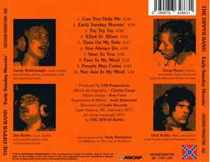 THE ZIPPYR BAND, Early Sunday Mornin' (Crossroad Productions; 5863, US 2019, Jewel Case, Booklet) CD VG+/VG+ - Image 2