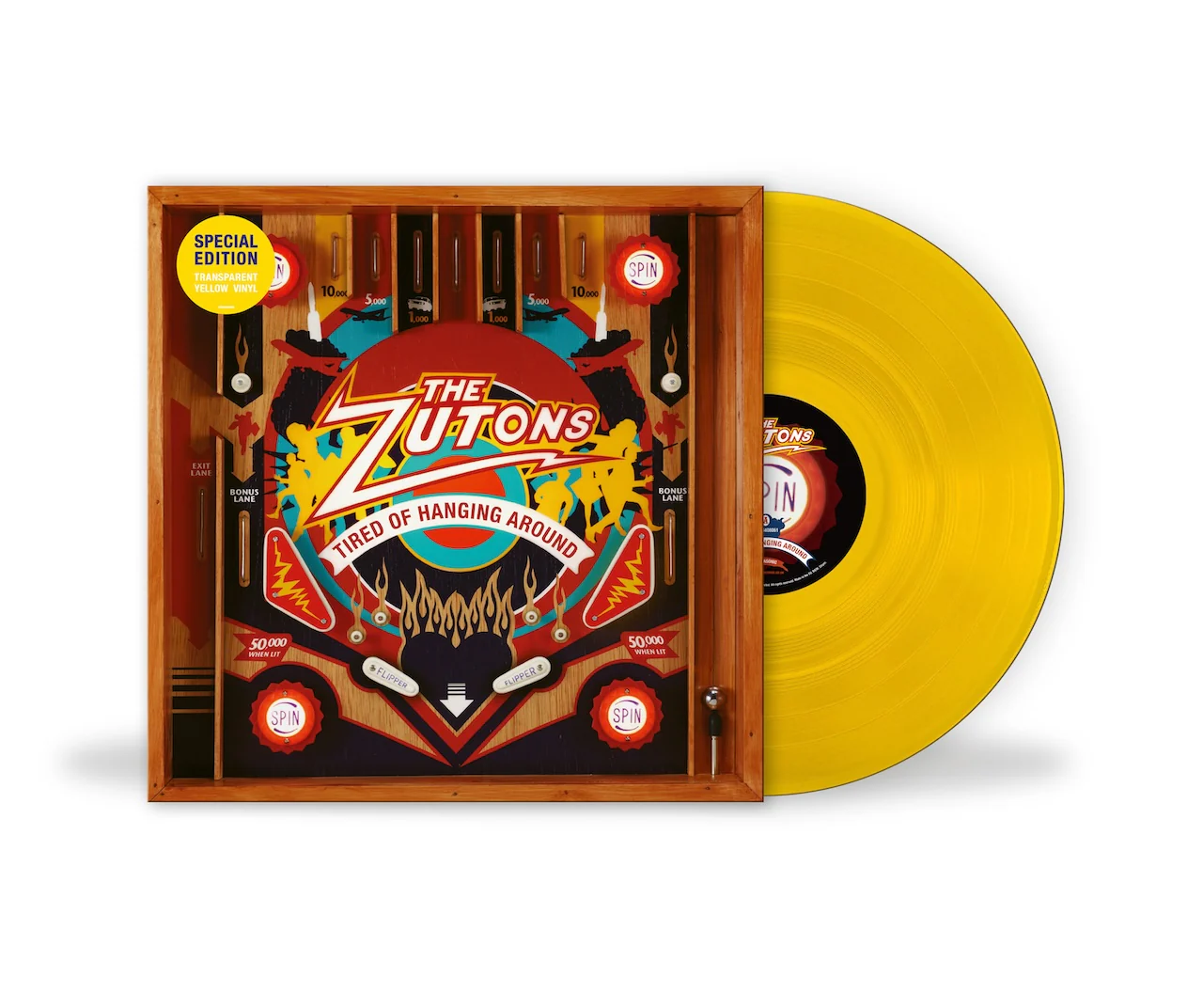 THE ZUTONS, Tired of Hanging Around (Sony; 19958408061, Europe 2026 Reissue, Gatefold, Limited Edition Transparent Yellow LP) LP NEW/NEW - Image 2