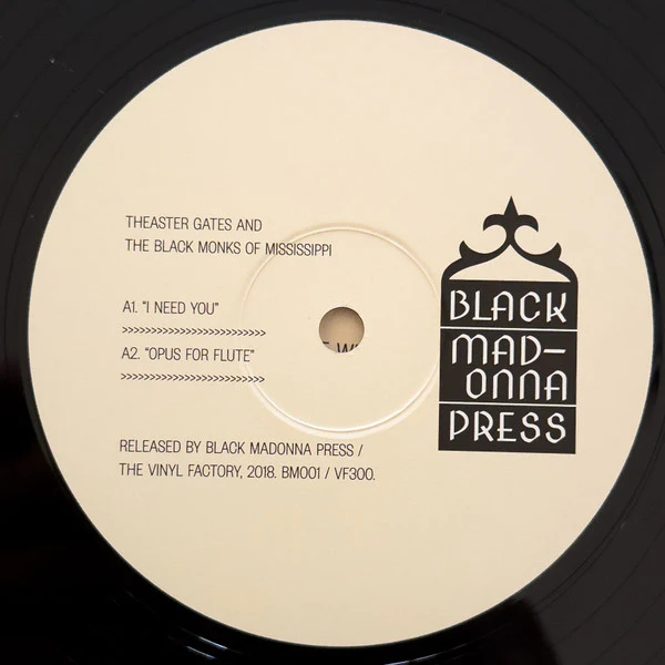 THEASTER GATES AND THE BLACK MONKS OF MISSISSIPPI, Black Madonna (The Vinyl factory; VF300, UK 2018) 12" EP VG+/VG+ - Image 3