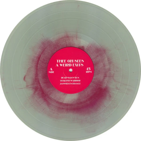 THEE OH SEES, A Weird Exits (Castle Face; CF-080, US 2016, Gatefold, Insert, Poster, Limited To 300 On Bloodshot Eyeball Vinyl. Etched), SALE - Up to 50% Off the Original Price  2xLP VG+/VG - Image 3