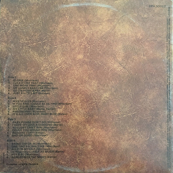 THEM, Featuring Van Morrison, Lead Singer (Deram; DPA 3001/2, UK 1973, Gatefold) 2xLP G/EX - Image 2