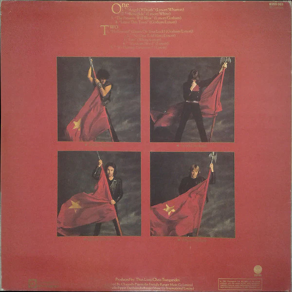 THIN LIZZY, Renegade (Vertigo; 6359083, UK 1981, Inner, "TOWNHOUSE" Matrix.) LP VG/VG+ - Image 2