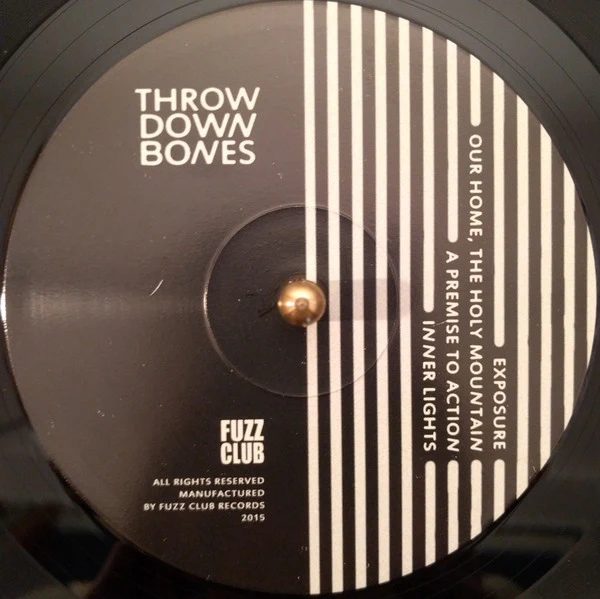 THROW DOWN BONES, Throw Down Bones (Fuzz Club Records; FC32V12, UK & Europe 2015, Textured Sleeve, Black Inner) LP VG+/VG+ - Image 3